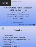 Wind Turbine Noise, Infrasound and Noise Perception