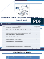 Distribution System Analysis and Operation (EEN-562) Bhavesh Bhalja