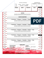 Bloodsworn - Character Sheet