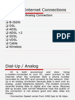 Types of Internet Connections