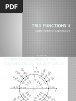 Trig Functions II - March 7th