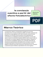 Hacia La Conciencia Cuántica A Partir Del Efecto Fotoeléctrico