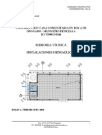 Memoria de Calculo Diseño Hidraulico