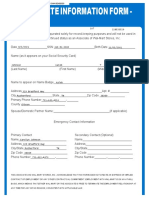 Associate Information Form - : WM - Aif - Document Kaleb Johnson