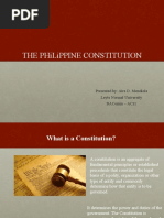 Evolution of Philippine Constitution