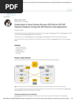 Guided Steps To Setup Disaster Recovery (DR) Site For SAP ASE (Sybase) Database Running With SAP Business Suite Applications - SAP Blogs