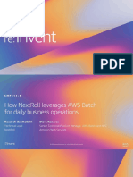 CMP311-R1 - How NextRoll Leverages AWS Batch For Daily Business Operations