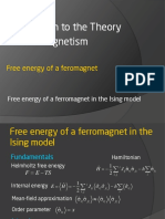 5.1 Free Energy of A Ferromagnet in The Ising Model
