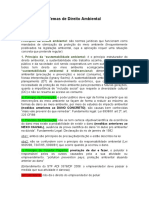 Temas de Direito Ambiental - Caderno