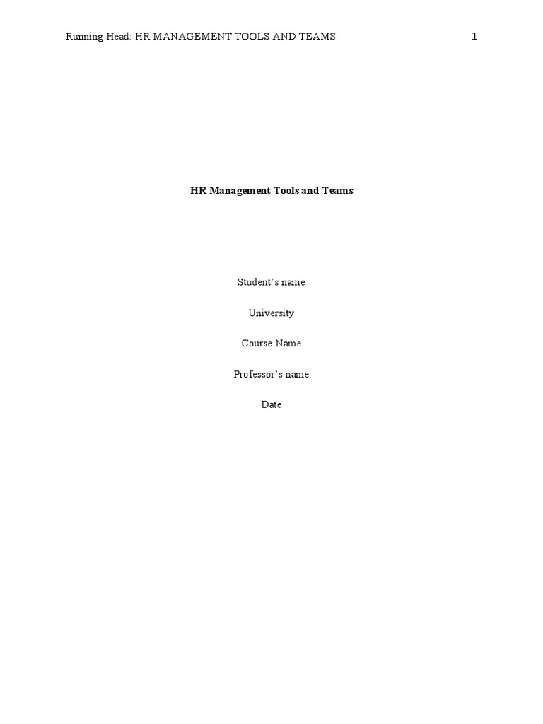 HR Management Tools for Teams | PDF | Leadership | Human Resources