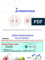 Chapitre 4 Electrostatique Cours L2