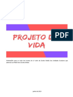 Orientações Projeto Vida