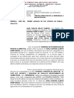Sebastian Dionisio Sampi Flores Exoneracion de Alimentos - Escrito de Precicion de Direccion