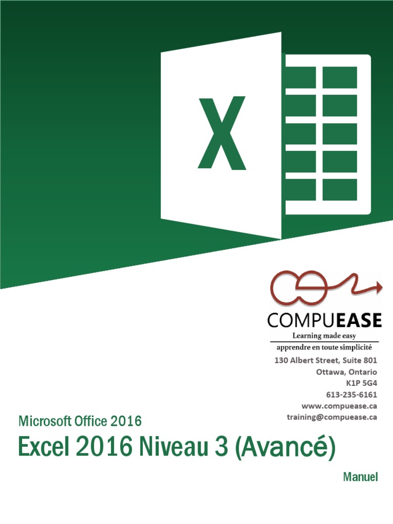 Excel Avancé 20216 | PDF | Visual Basic For Applications | Microsoft Excel