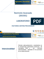 Nutrición Avanzada (201501) Laboratorio: Factores Antinutricionales
