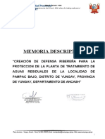 MEMORIA DESCRIPTIVA Pampa Bajo