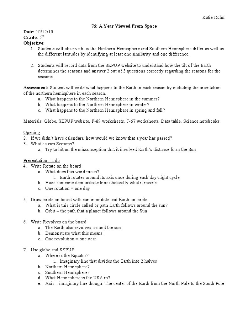 worksheet Planet Earth Pole To Pole Worksheet lesson 76 seasons equator earth