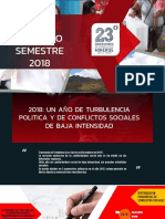 Sesión 26 - 23° OBSERVATORIO DE CONFLICTOS MINEROS EN EL PERU - REPORTE SEGUNDO SEMESTRE 2018