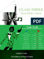 Class Three: Teacher Carol