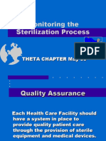 Monitoring The Sterilization Process: Theta Chapter May 09