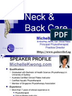 Neck & Back Care: Michelle Kwong