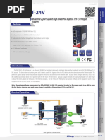 Inj-102Gt-24V: Industrial 2-Port Gigabit High Power Poe Injector, 12V 57V Input Support