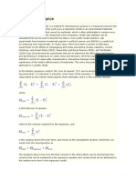 Analysis of Variance