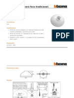 Portalámparas para Foco Tradicional.: Código Bticino