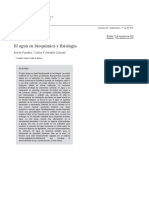 El Agua en Bioquímica y Fisiología