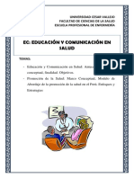 Lectura Educación y comunicación en salud y Modelo de Abordaje DE PS (1)