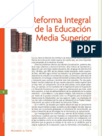 Reforma Integral Educacion Media Superior Riems