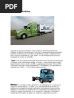 Tipos de Caminhões