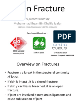 Open Fracture: A Presentation by