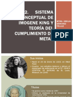 2.2. Sistema Conceptual de Imogene King y Teoría Del Cumplimiento de Metas