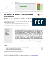 Morphological Variation of The Maxillary Lateral Incisor: Sciencedirect