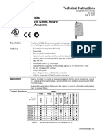 Technical Instructions: GQD Series Spring Return, 20 Lb-In (2 NM), Rotary Electronic Damper Actuators