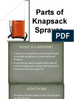 Parts of a Knapsack Sprayer