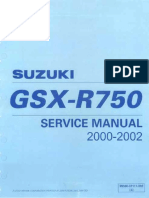 Suzuki GSXR750 2000-2002 ServiceManual