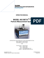 Model 602 Beta: Particle Measurement System