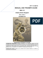 Soldier'S Manual and Trainer'S Guide: Mos 11Z Infantry Senior Sergeant