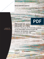 LUGONES, María. Obrando en Autos, Obrando en Vidas (2012)