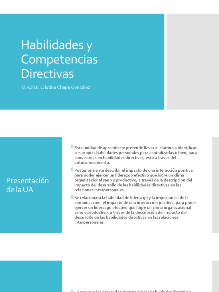 Habilidades Directivas y Liderazgo Efectivo | PDF | Estrés (biología ...