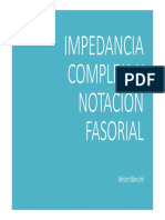 Impedancia Compleja y Notacion Fasorial