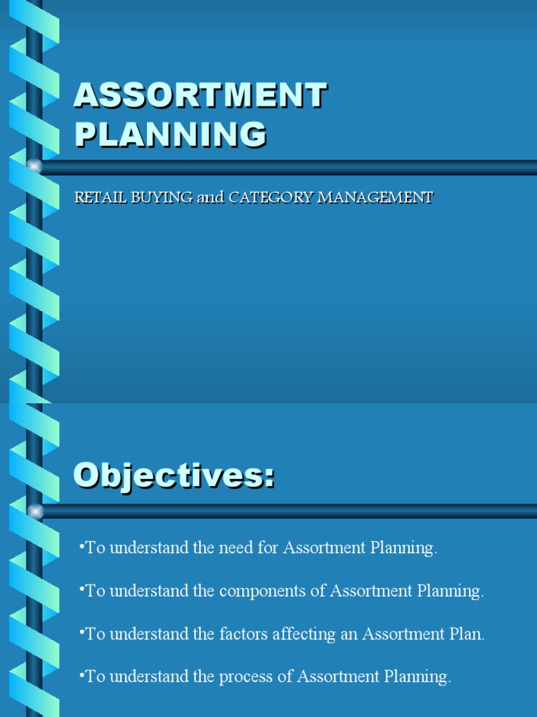 assortment planning Retail Inventory