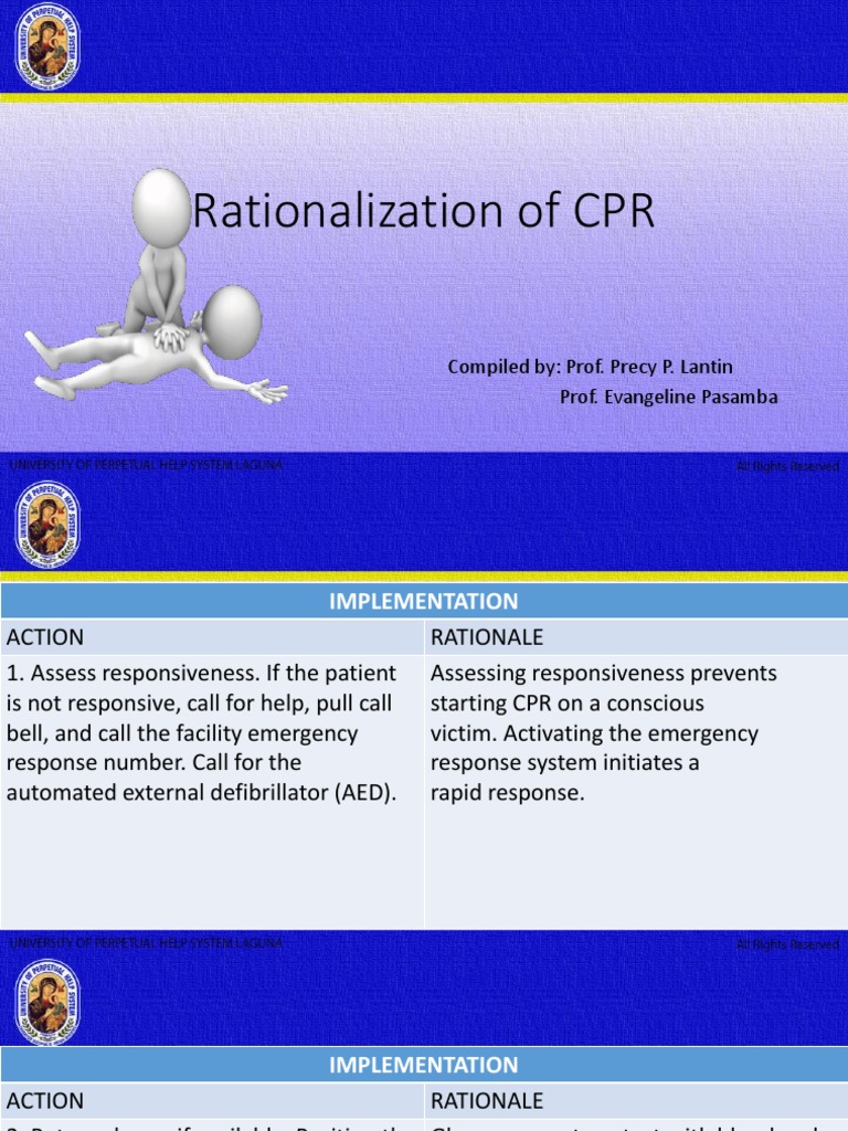 CPR Implementation Guidelines and Rationale | PDF | Cardiopulmonary ...