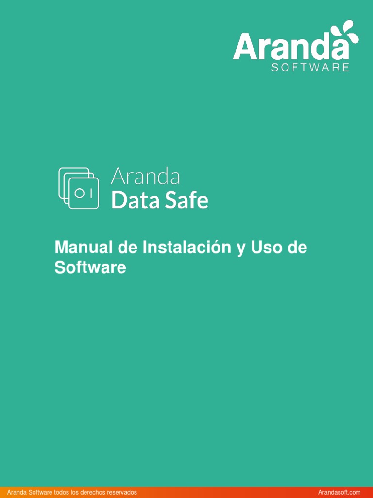 Manual de Instalación y Uso de Software Aranda Data Safe V1 | PDF ...