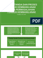 Tanda-Tanda Dan Proses Tumbuh Kembang Anak Serta Permasalahan