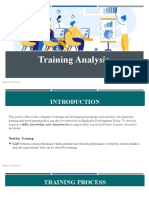 Training Analysis: Kavitha Jaganathan