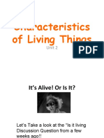 Characteristics of Living Things