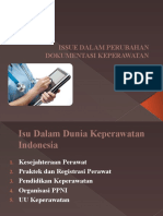 3. Issue Dalam Perubahan Dokumentasi Keperawatan